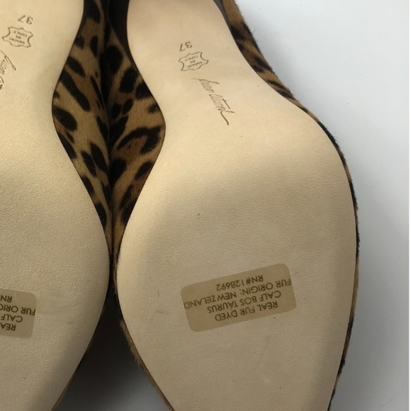 B Brian Atwood Liason leopard print shoes - Picture 3 of 3
